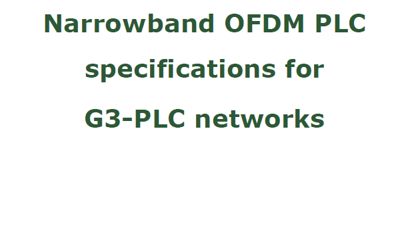 The latest published reference version of the G3-PLC Specification